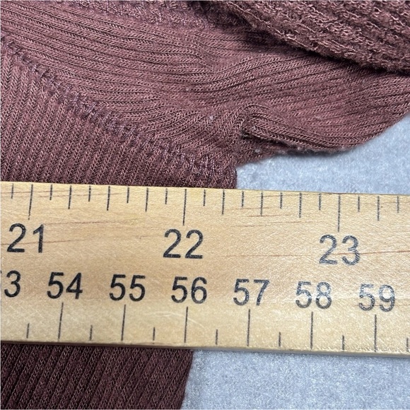 We The Free People Malibu Thermal Top Long Sleeve Women’s Small Oversized Boho - Picture 4 of 11